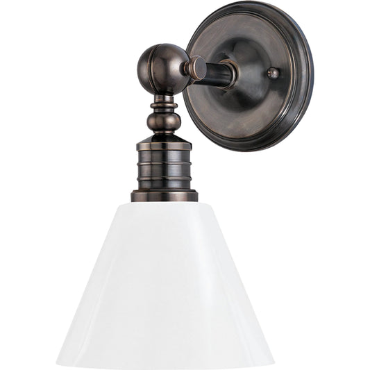 Darien Wall Sconce by Hudson Valley. Made from brass in a traditional style.