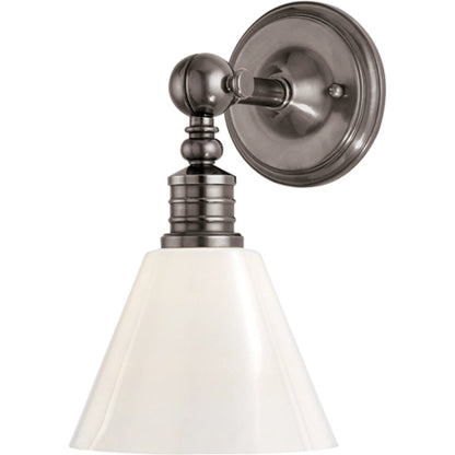Darien Wall Sconce by Hudson Valley in distressed bronze. Made from brass in a traditional style.