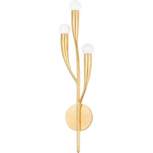 Labra 3 Light Wall Sconce by Hudson Valley. Made from steel in a modern style.