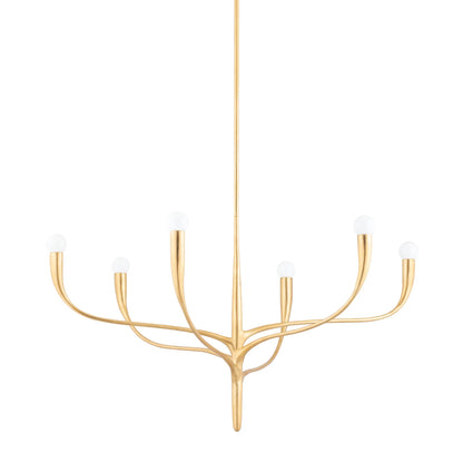 Labra Chandelier by Hudson Valley. Made from steel in a modern style.