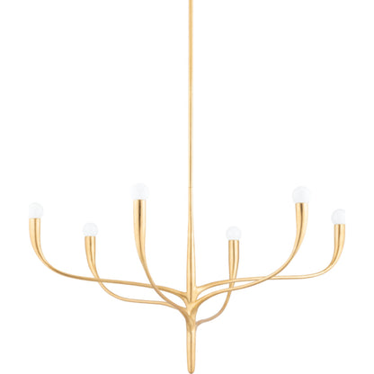 Labra Chandelier by Hudson Valley. Made from steel in a modern style.