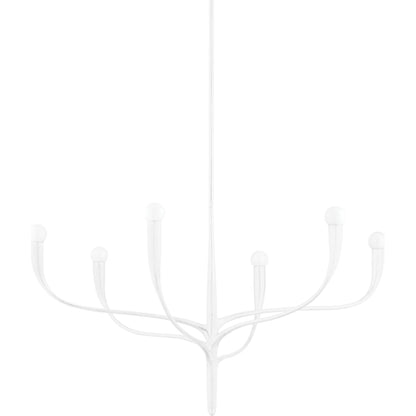 Labra Chandelier by Hudson Valley. Made from steel in a modern style.