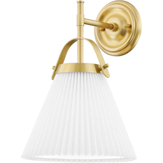 Aldridge Wall Sconce by Hudson Valley. Made from steel in a transitional style.
