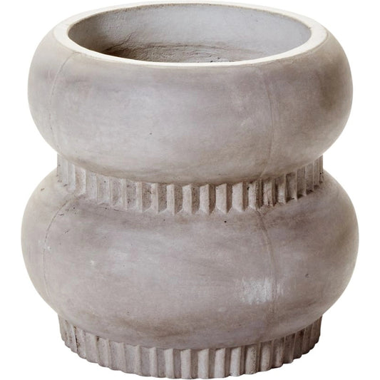 Huntington Planter by Accent Decor in grey. Made from concrete in a modern style.