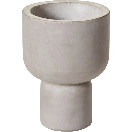 Fresno Planter by Accent Decor in grey. Made from concrete in a modern style.