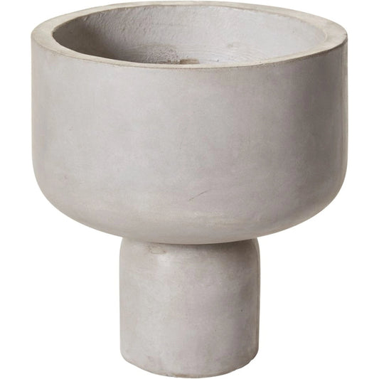 Fresno Planter by Accent Decor in grey. Made from concrete in a modern style.