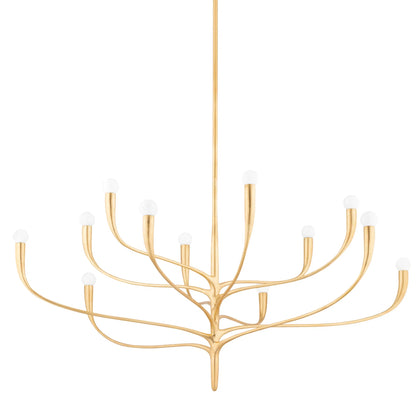 Labra Chandelier by Hudson Valley. Made from steel in a modern style.