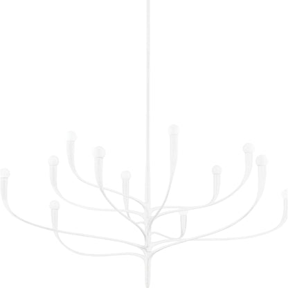 Labra Chandelier by Hudson Valley. Made from steel in a modern style.