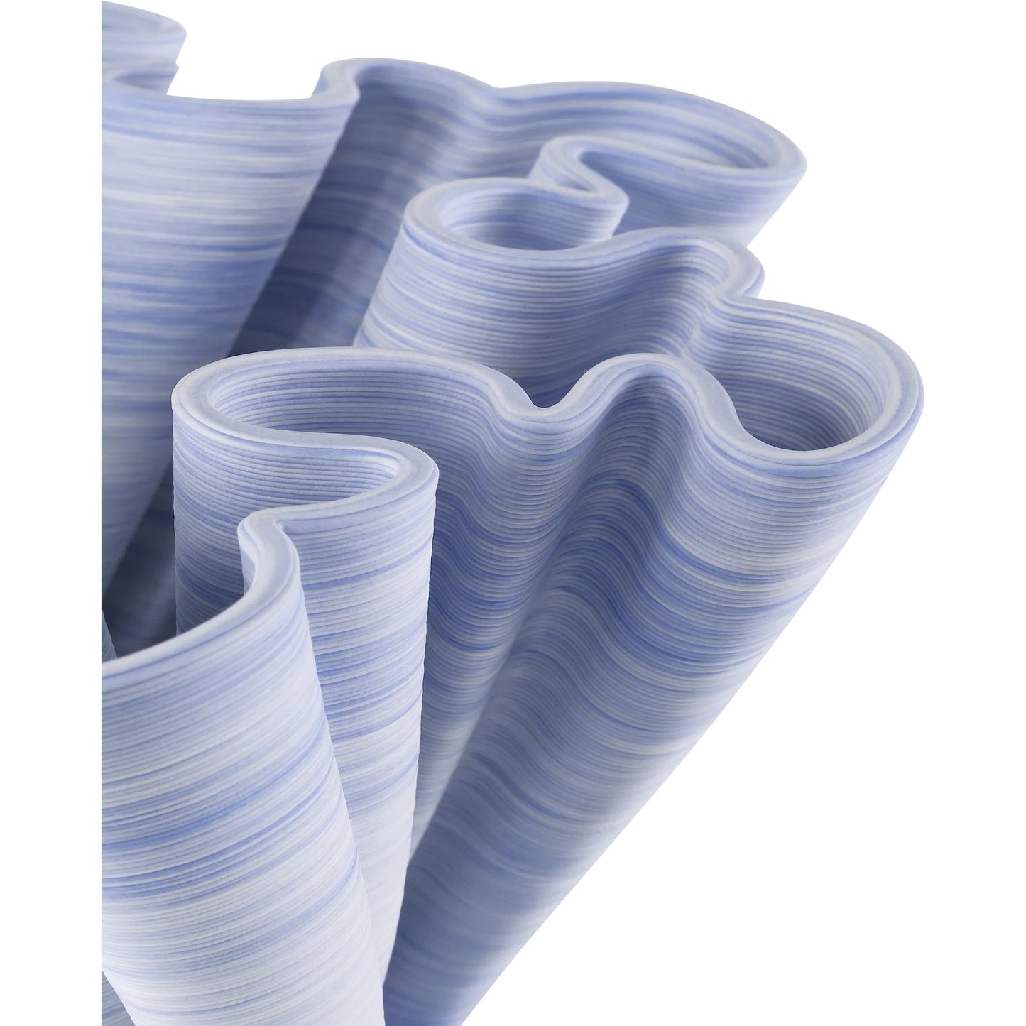 001 SI-2387173 | Closeup | Twirl Bowl by Currey and Company in blue. Made from porcelain in a modern style.