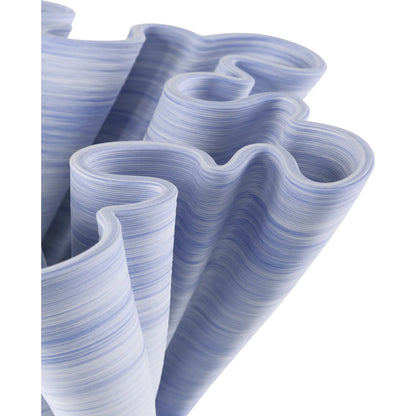 Twirl Bowl by Currey and Company in blue. Made from porcelain in a modern style.