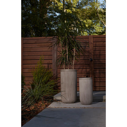 Oakland Planter by Accent Decor in grey. Made from concrete in a modern style.