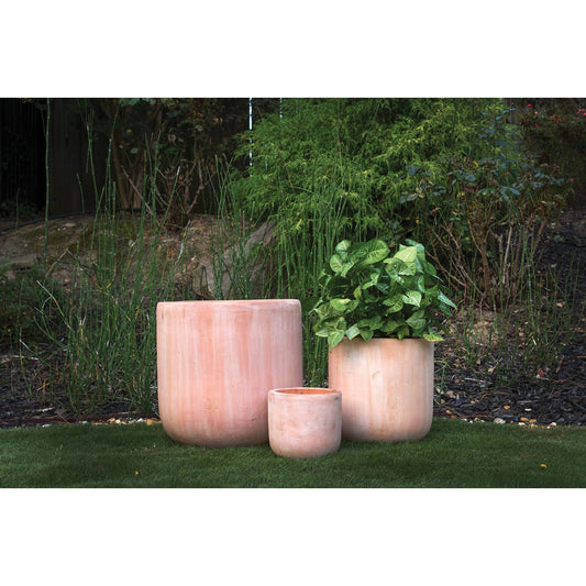 Lerato Pot by Accent Decor in terracotta. Made from ceramic in a modern style.