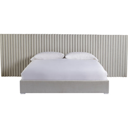 Decker Wall Bed with Panels by Universal Furniture in glacier and stainless steel. Made from 100% polyester in a transitional style.