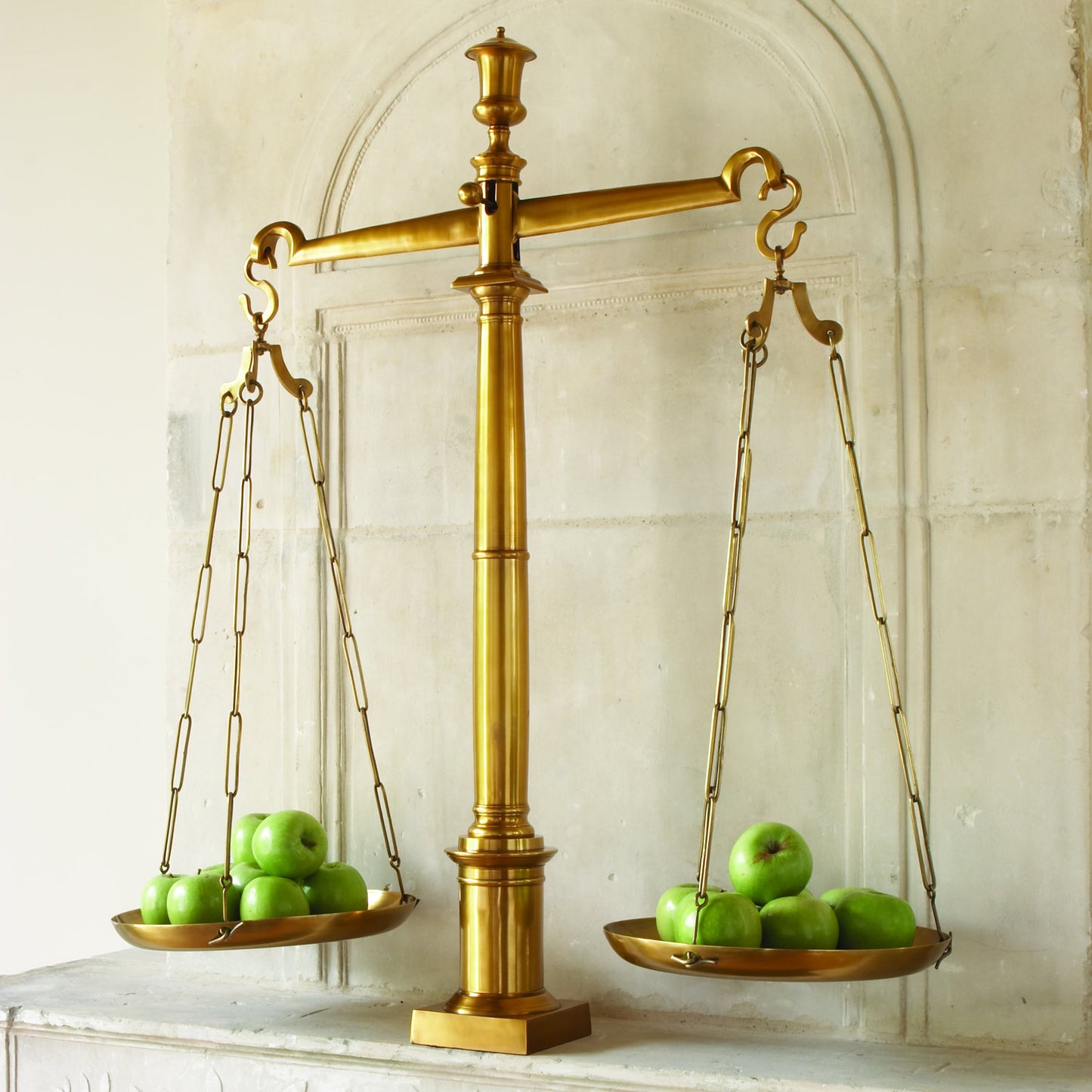 002 SR-701537 | Additional Silo | Library Scales by Global Views. Made from brass in a traditional style.