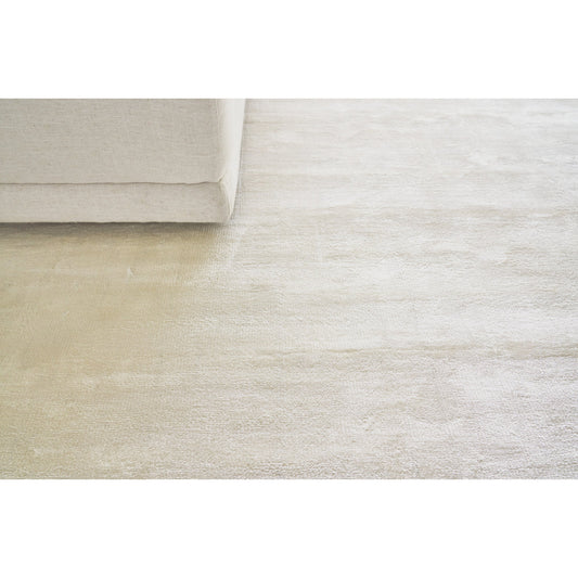 Dove Plain Rug - White by Exquisite Rugs in white. Made from viscose in a unique style.