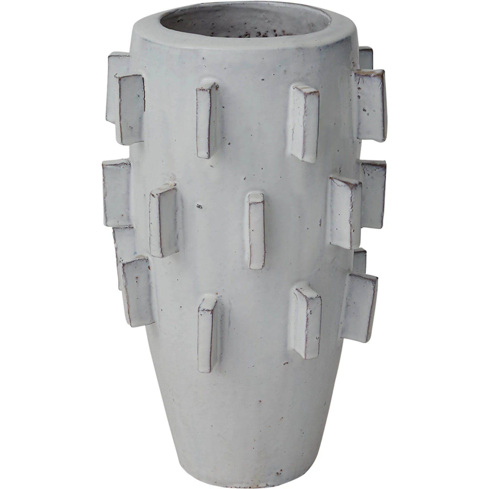 Ari Planter by Accent Decor in white. Made from ceramic in a modern style.