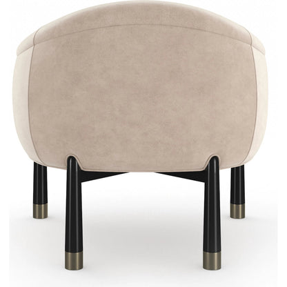 Baton Accent Chair by Caracole in chocolate truffle, whisper of gold. Made from unique in a eclectic & global style.