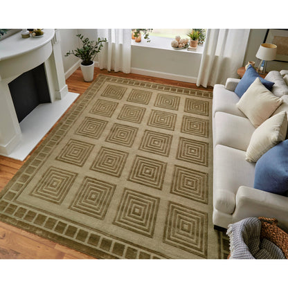 Channels Geometric Rug - 7277F by Feizy. Made from wool in a unique style.
