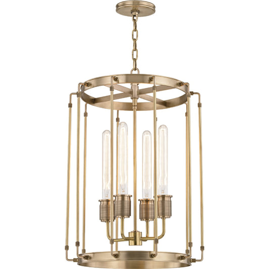Hyde Park Pendant by Hudson Valley. Made from brass in a modern style.