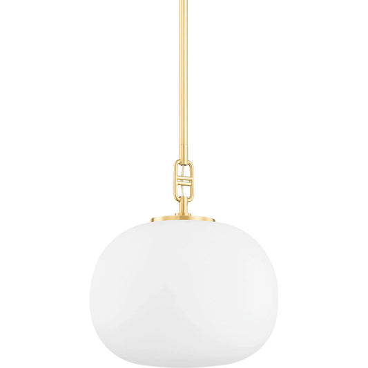 Ingels 1 Light Pendant by Hudson Valley. Made from steel in a modern style.