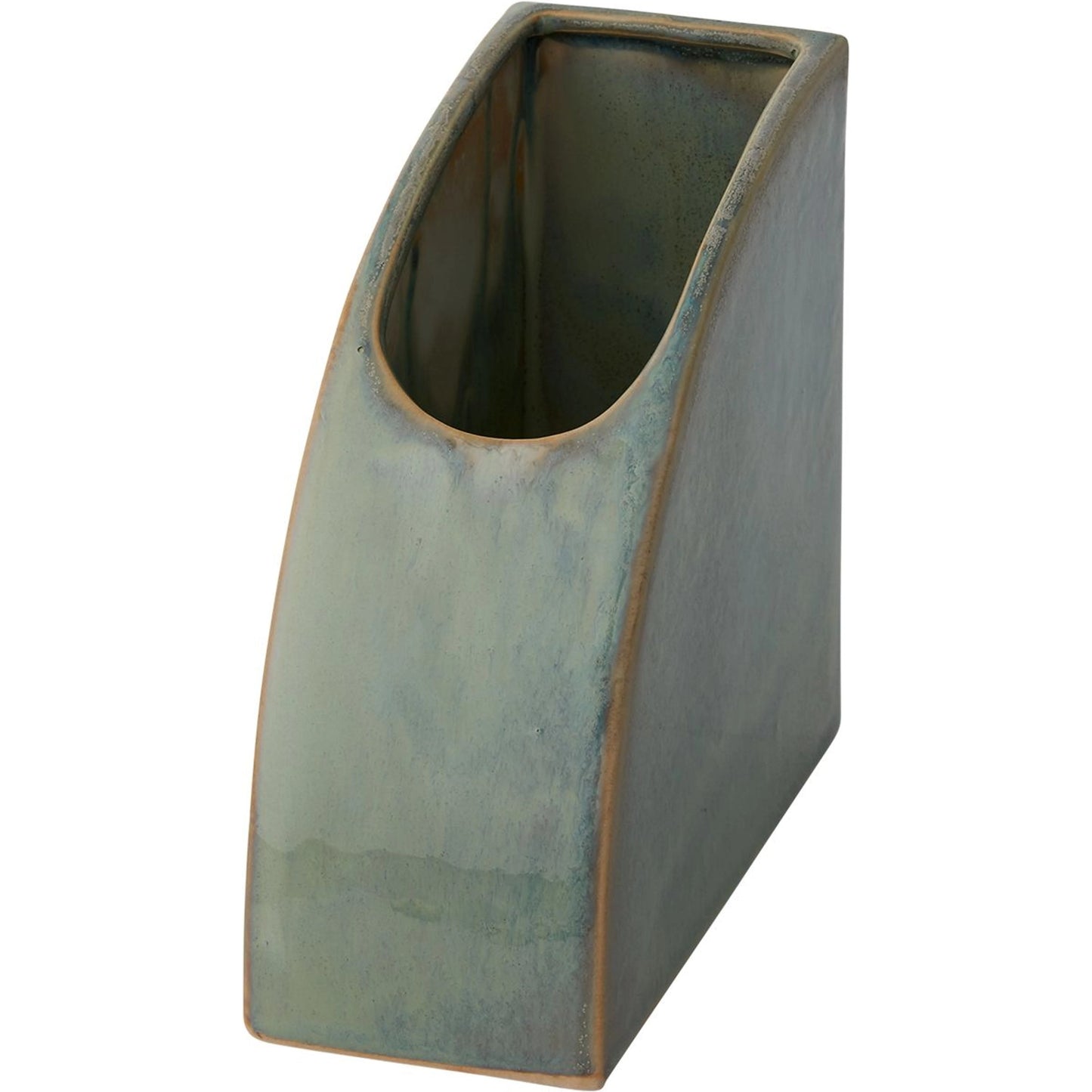 002 SI-2084415 | Additional Silo | Isle Bookends by Accent Decor in green. Made from ceramic in a modern style.