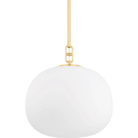 Ingels 1 Light Pendant by Hudson Valley. Made from steel in a modern style.