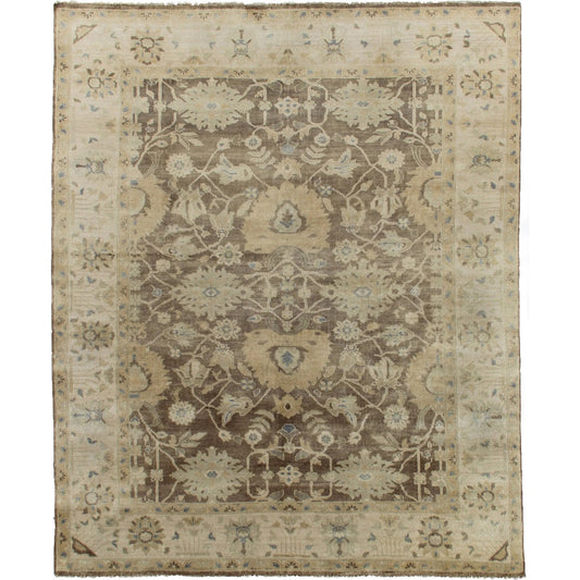 001 SI-2544106,SI-2544108,SI-2544109 | Primary Silo | Antique Weave Oushak 9733 Rug by Exquisite Rugs in mink, ivory. Made from new zealand wool in a unique style.