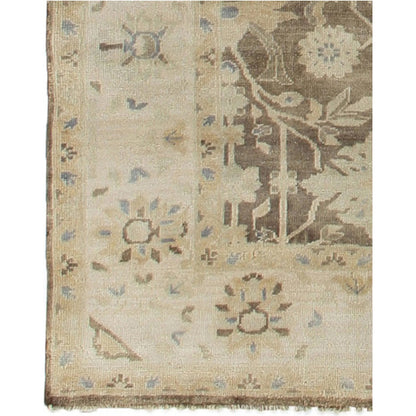 Antique Weave Oushak 9733 Rug by Exquisite Rugs in mink, ivory. Made from new zealand wool in a unique style.