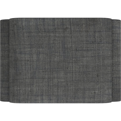 Chatham Raffia Waterfall Side Table by Butler Specialty Company in charcoal and charcoal raffia. Made from gmelina beechwood solids, mdf, raffia in a transitional style.