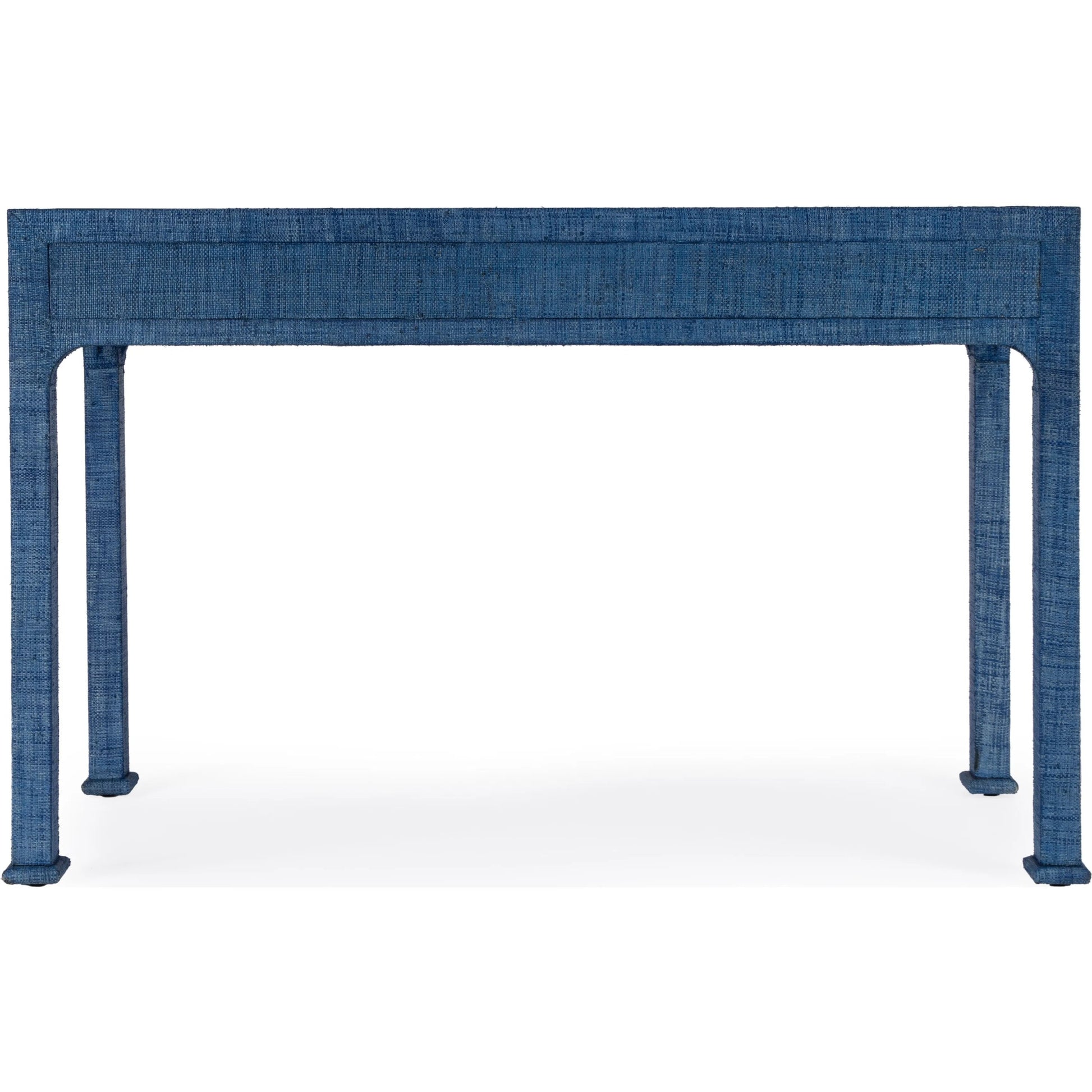 Chatham Raffia 2-Drawer Desk by Butler Specialty Company in natural. Made from saguran raffia, gmelina arborea wood, mdf, oak veneer, aluminum in a unique style.