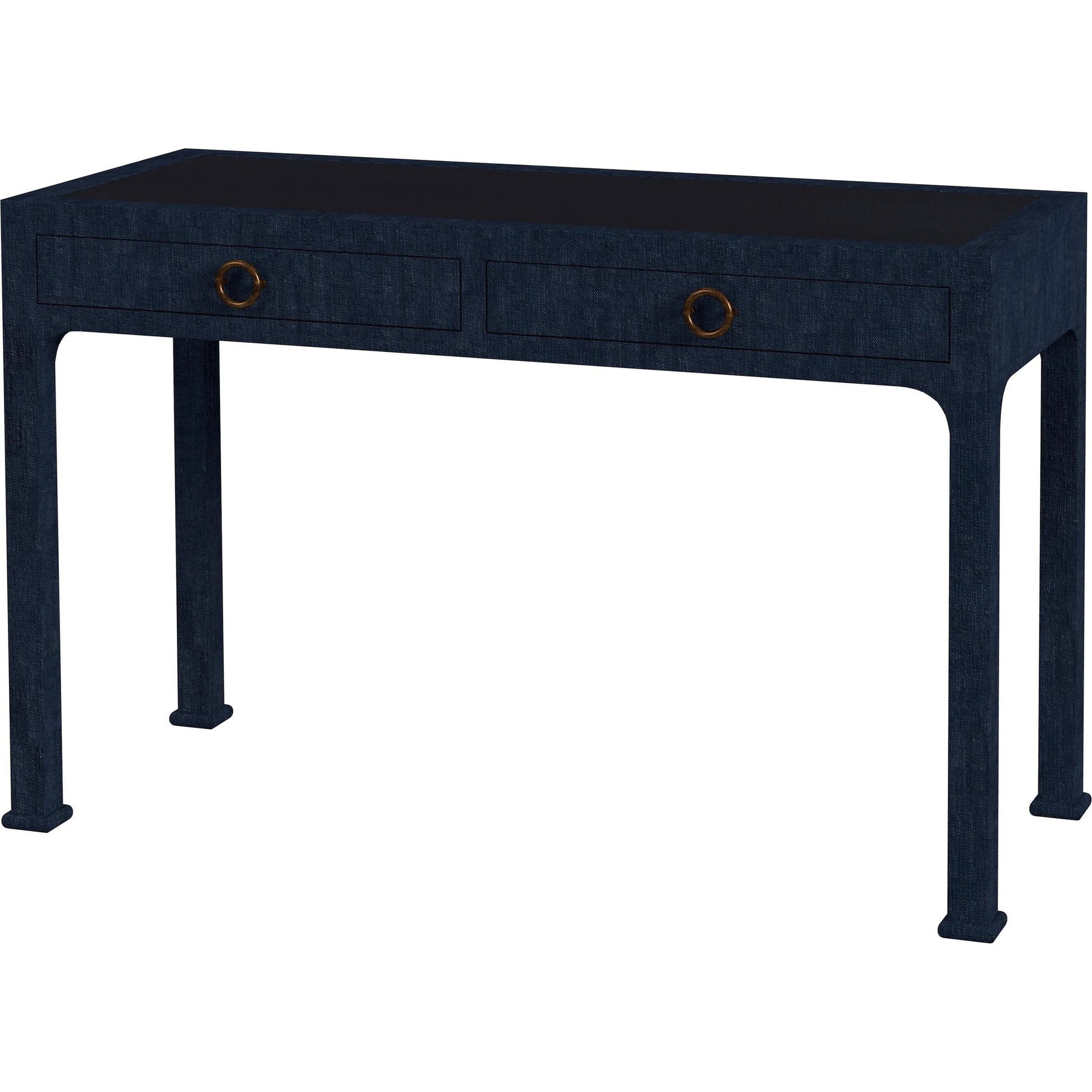 Chatham Raffia 2-Drawer Desk by Butler Specialty Company in natural. Made from saguran raffia, gmelina arborea wood, mdf, oak veneer, aluminum in a unique style.
