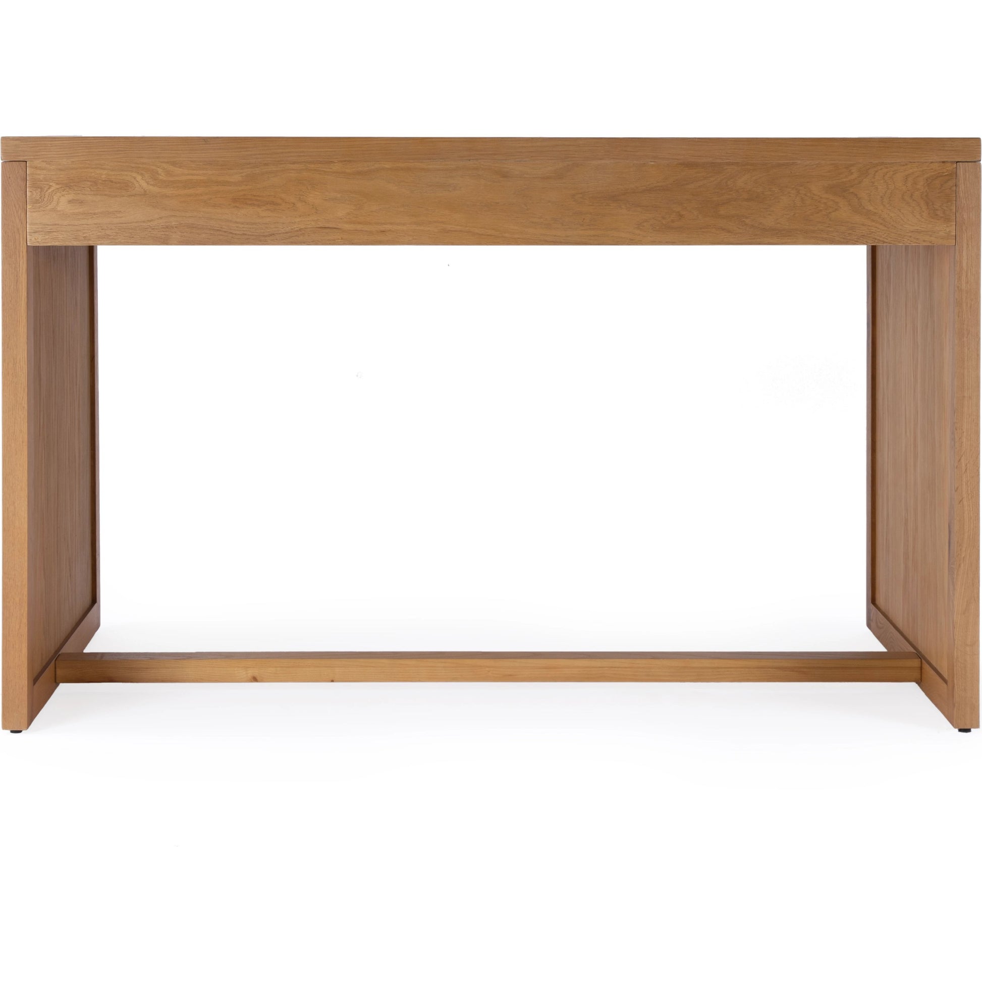 Mesa 3-Drawer Writing Desk by Butler Specialty Company in natural & cane. Made from solid oak, mdf veneer oak, cane in a cottage & farmhouse style.