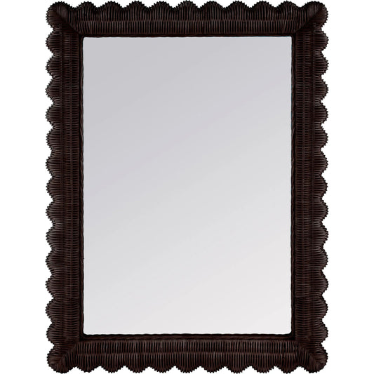 Flora Wall Mirror by Butler Specialty Company. Made from plywood, rattan, glass in a unique style.