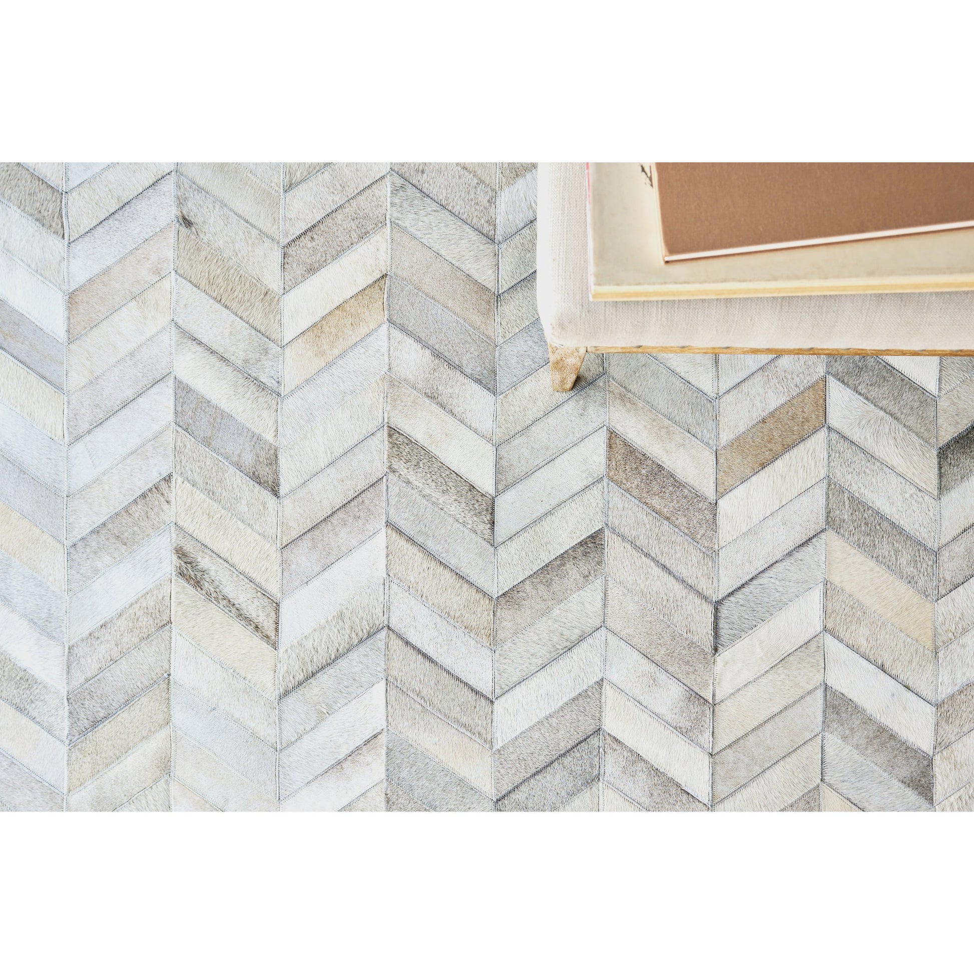 Natural Hide Rug by Exquisite Rugs. Made from leather hide in a unique style.