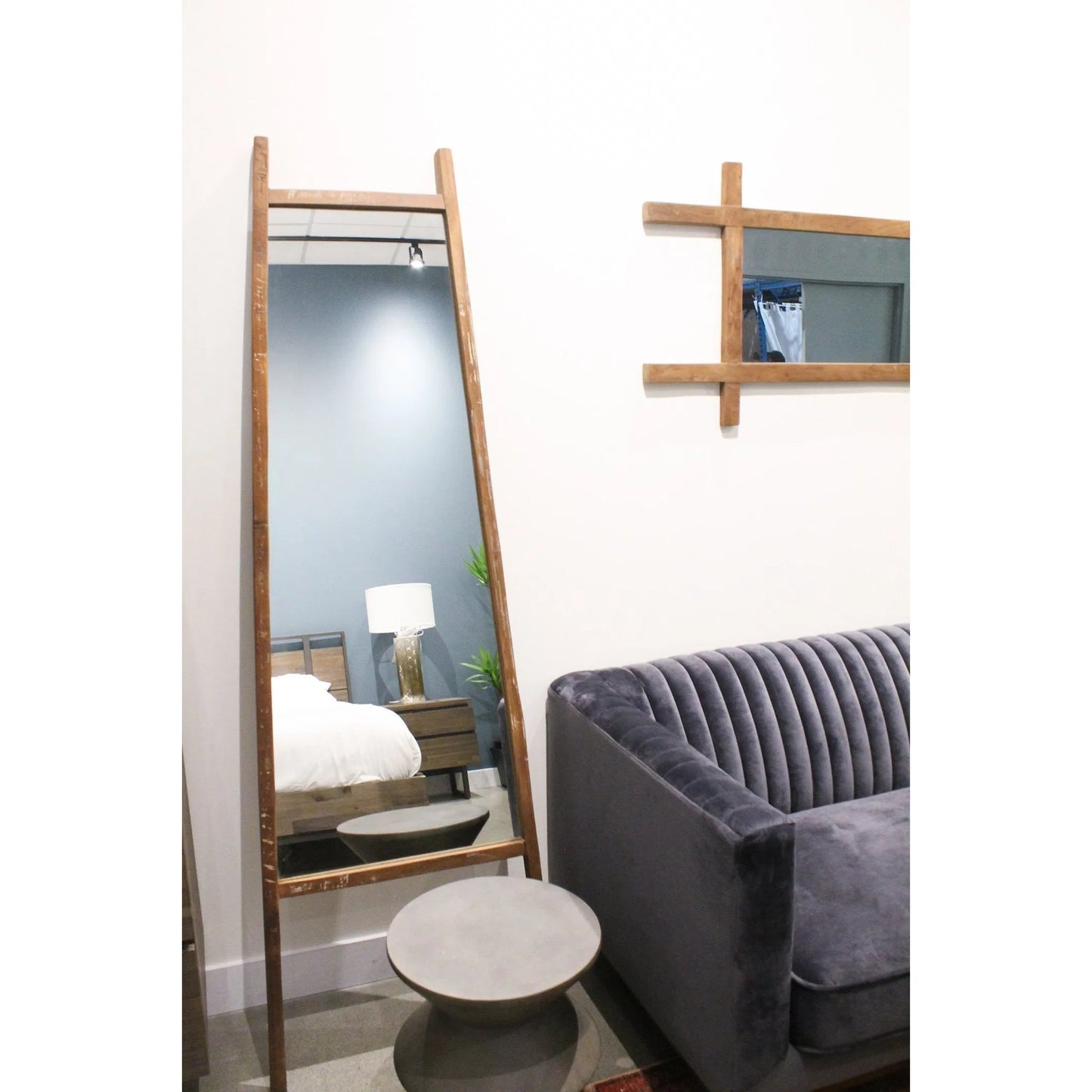 003 SI-2527498 | Lifestyle | D-Bodhi Beau Mirror by LH Imports in natural. Made from reclaimed teak in a unique style.