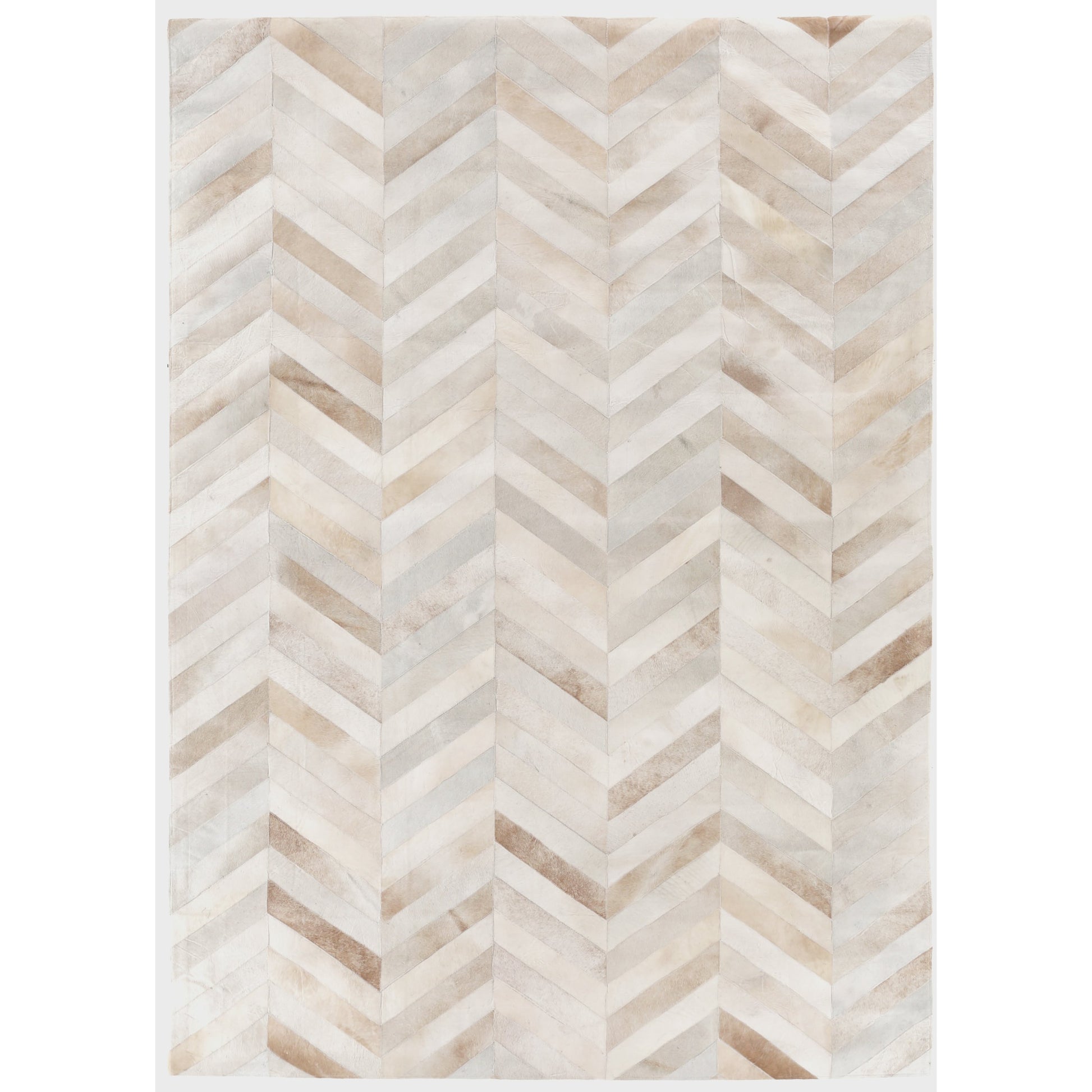 Natural Hide 9771 Rug by Exquisite Rugs in beige. Made from leather hide in a unique style.