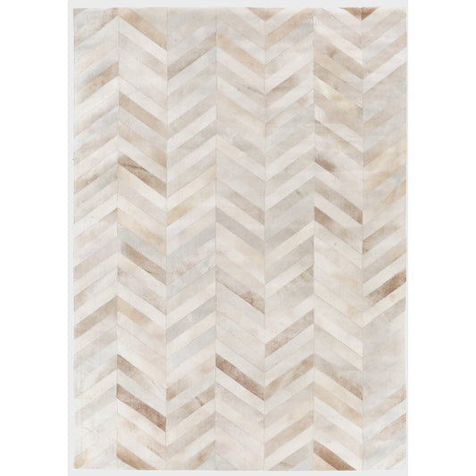 Natural Hide 9771 Rug by Exquisite Rugs in beige. Made from leather hide in a unique style.