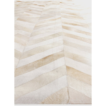 Natural Hide 9771 Rug by Exquisite Rugs in beige. Made from leather hide in a unique style.