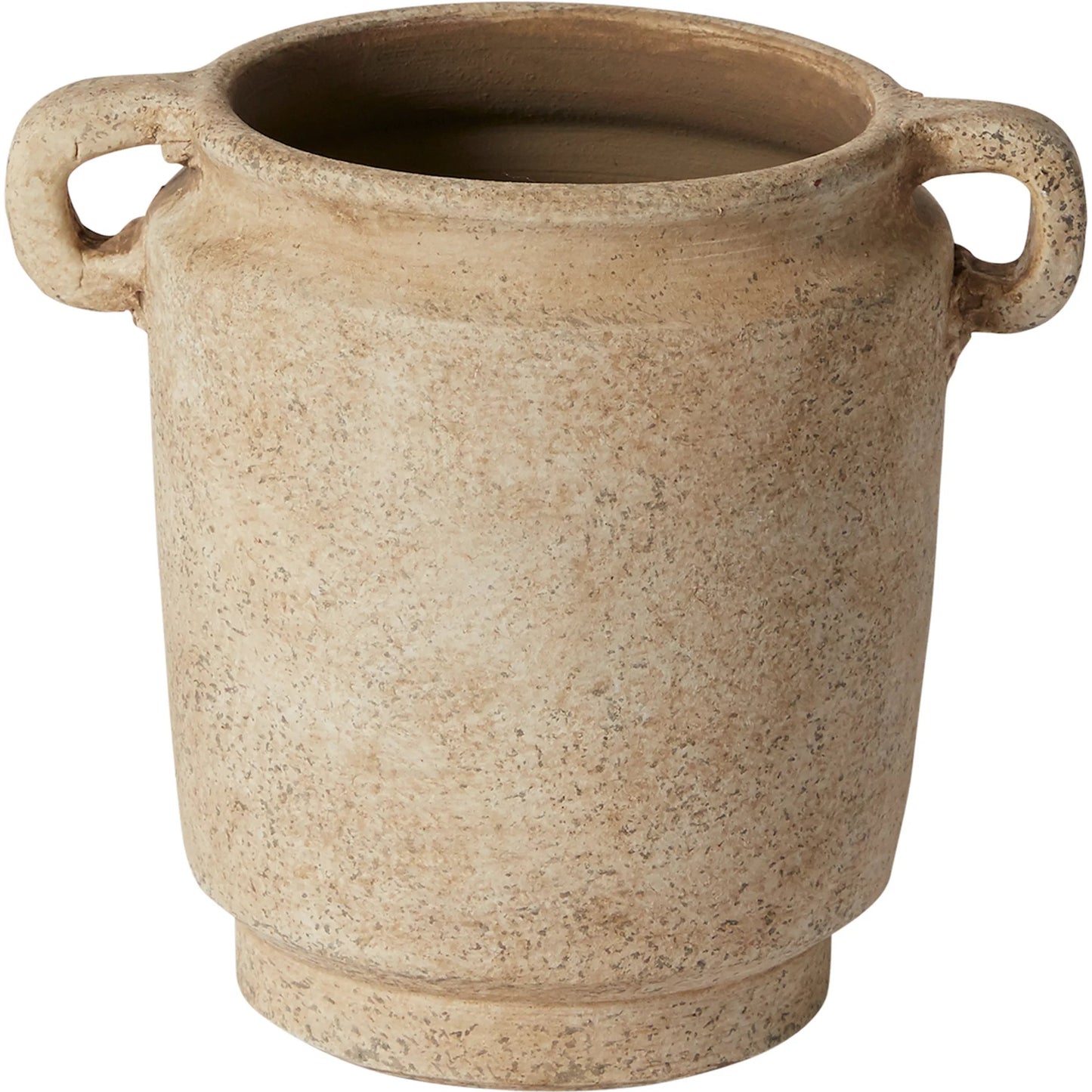 001 SI-2255738 | Primary Silo | Revival Vase 2 (Set of 2) by Accent Decor in off-white. Made from ceramic in a rustic style.