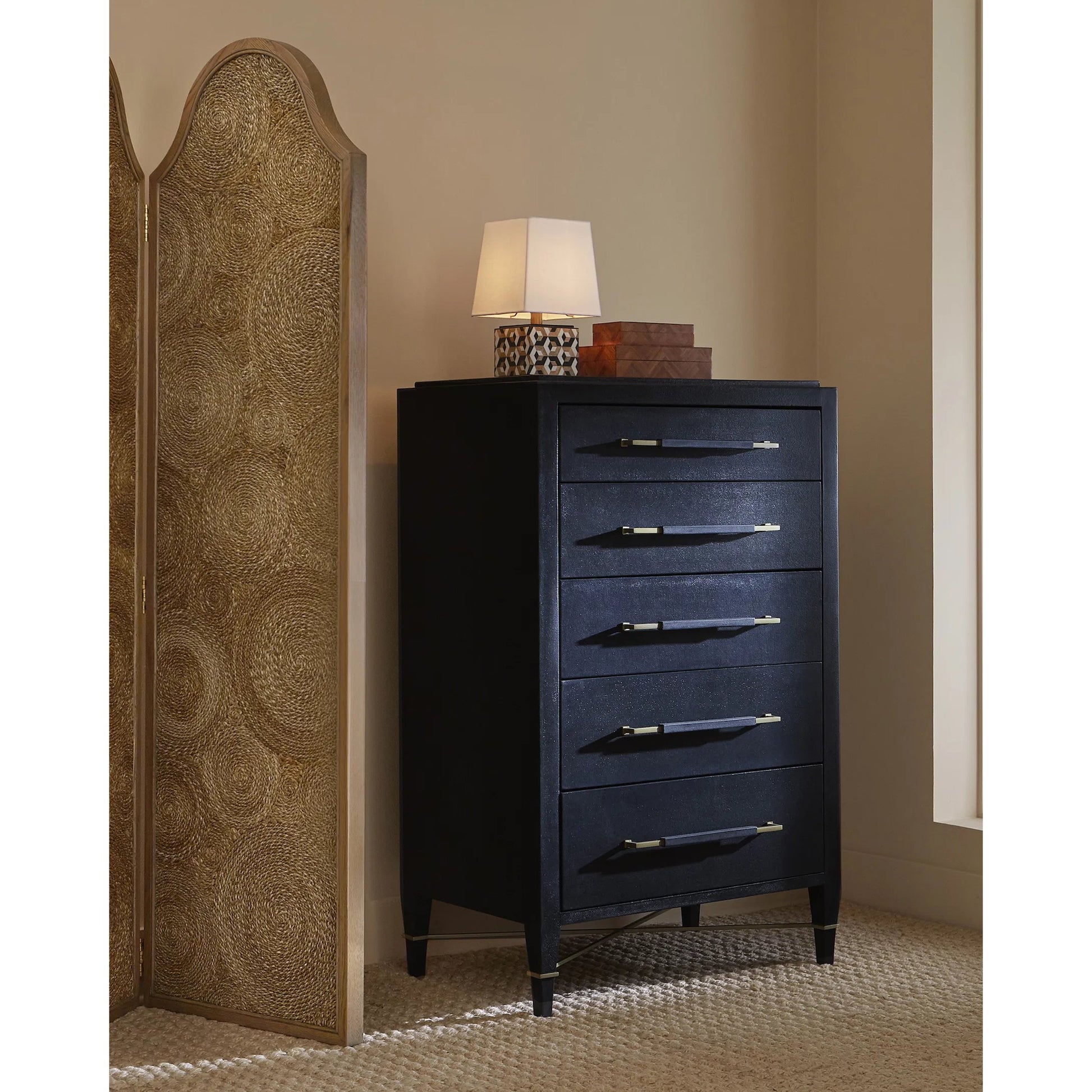 Alfeo Box Set by Currey and Company. Made from sheesham wood in a modern style.