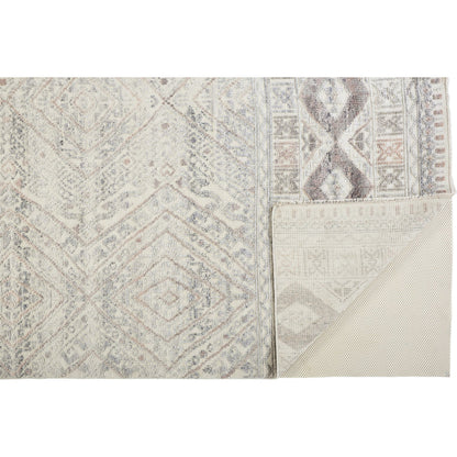 Payton Transitional Diamond Rug - 6495F by Feizy. Made from viscose, wool in a unique style.