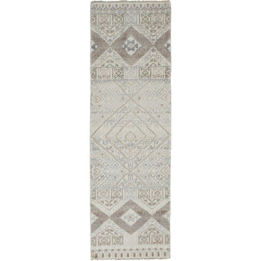 Payton Transitional Diamond Rug - 6495F by Feizy. Made from viscose, wool in a unique style.