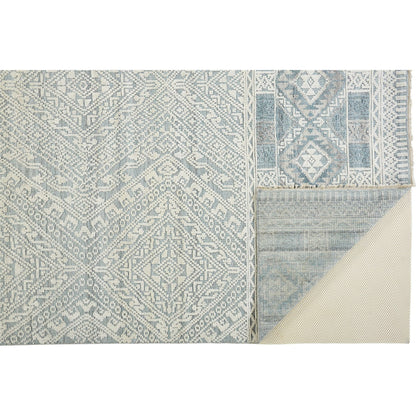 Payton Transitional Diamond Rug - 6495F by Feizy. Made from viscose, wool in a unique style.