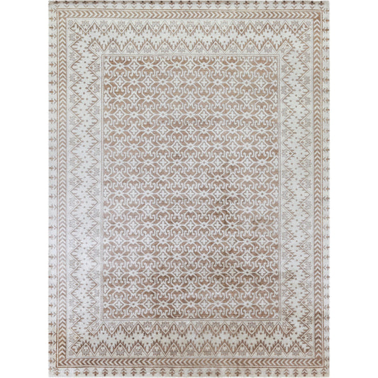 Antique Weave Bamboo 9800 Rug by Exquisite Rugs in beige. Made from bamboo silk in a unique style.