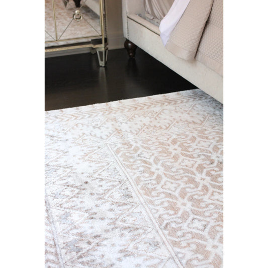 Antique Weave Bamboo 9800 Rug by Exquisite Rugs in beige. Made from bamboo silk in a unique style.