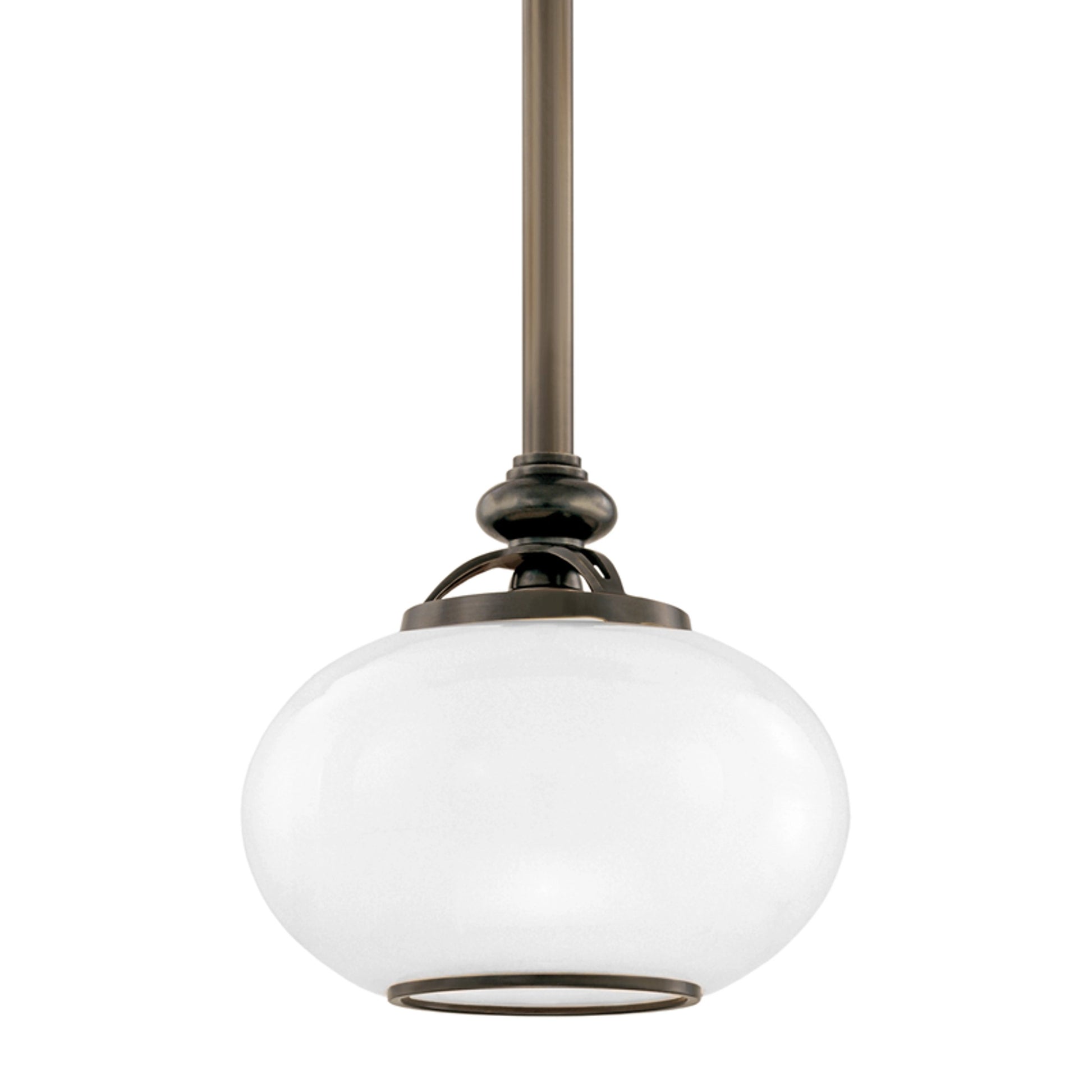 Canton Semi Flush by Hudson Valley in old bronze. Made from brass in a traditional style.