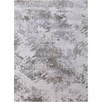 Waldor Rug - 73539NDF by Feizy in gray, silver, taupe. Made from polypropylene, polyester in a unique style.