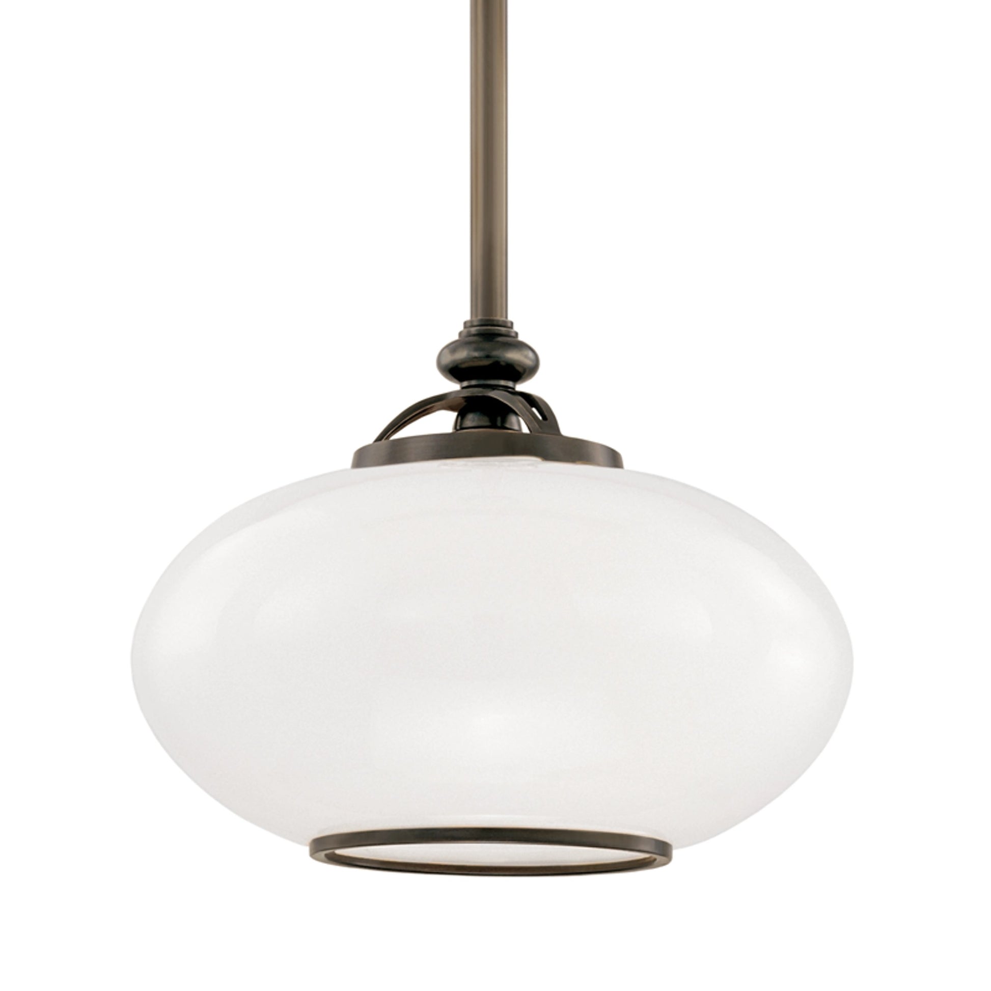 Canton Semi Flush by Hudson Valley in old bronze. Made from brass in a traditional style.