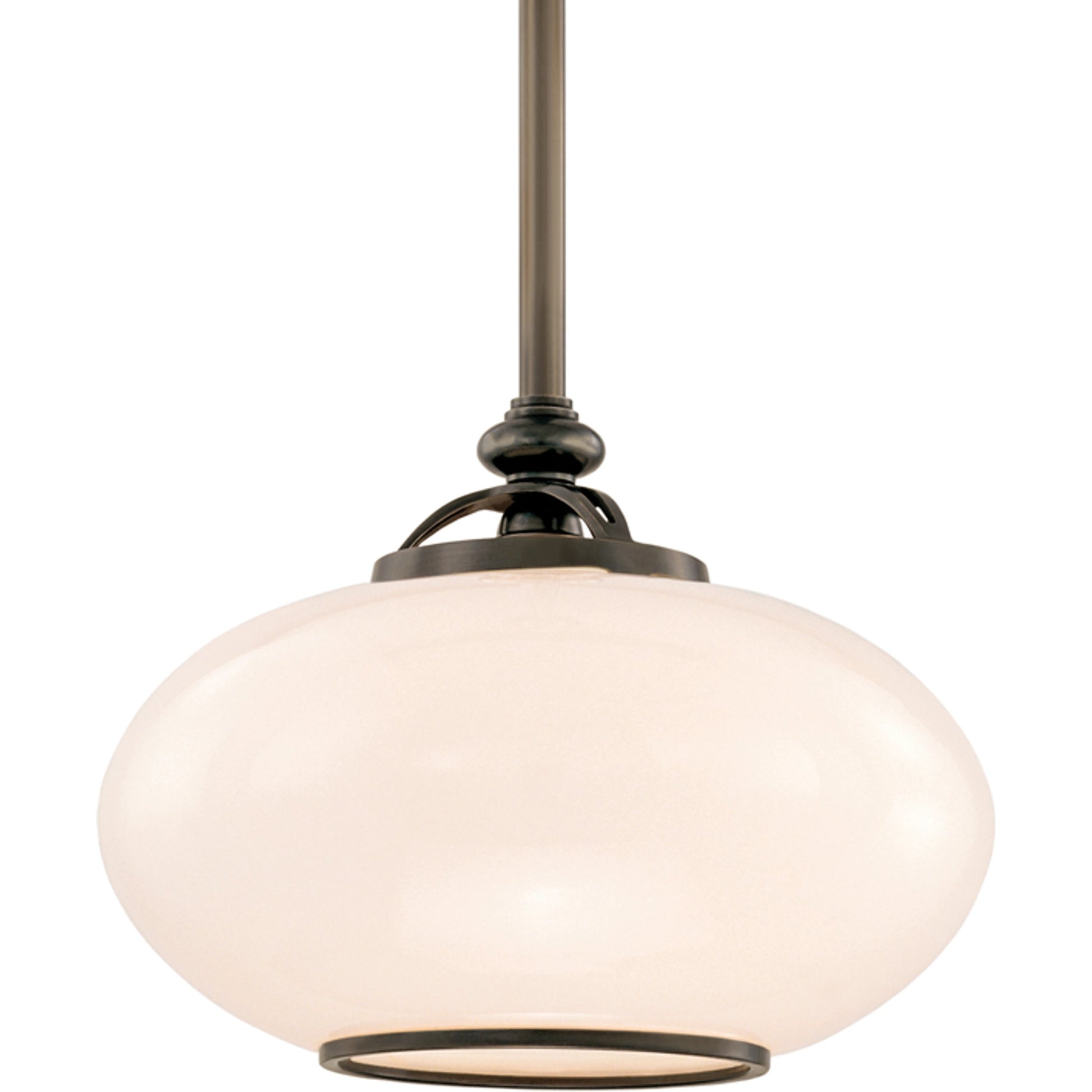 Canton Semi Flush by Hudson Valley in old bronze. Made from brass in a traditional style.