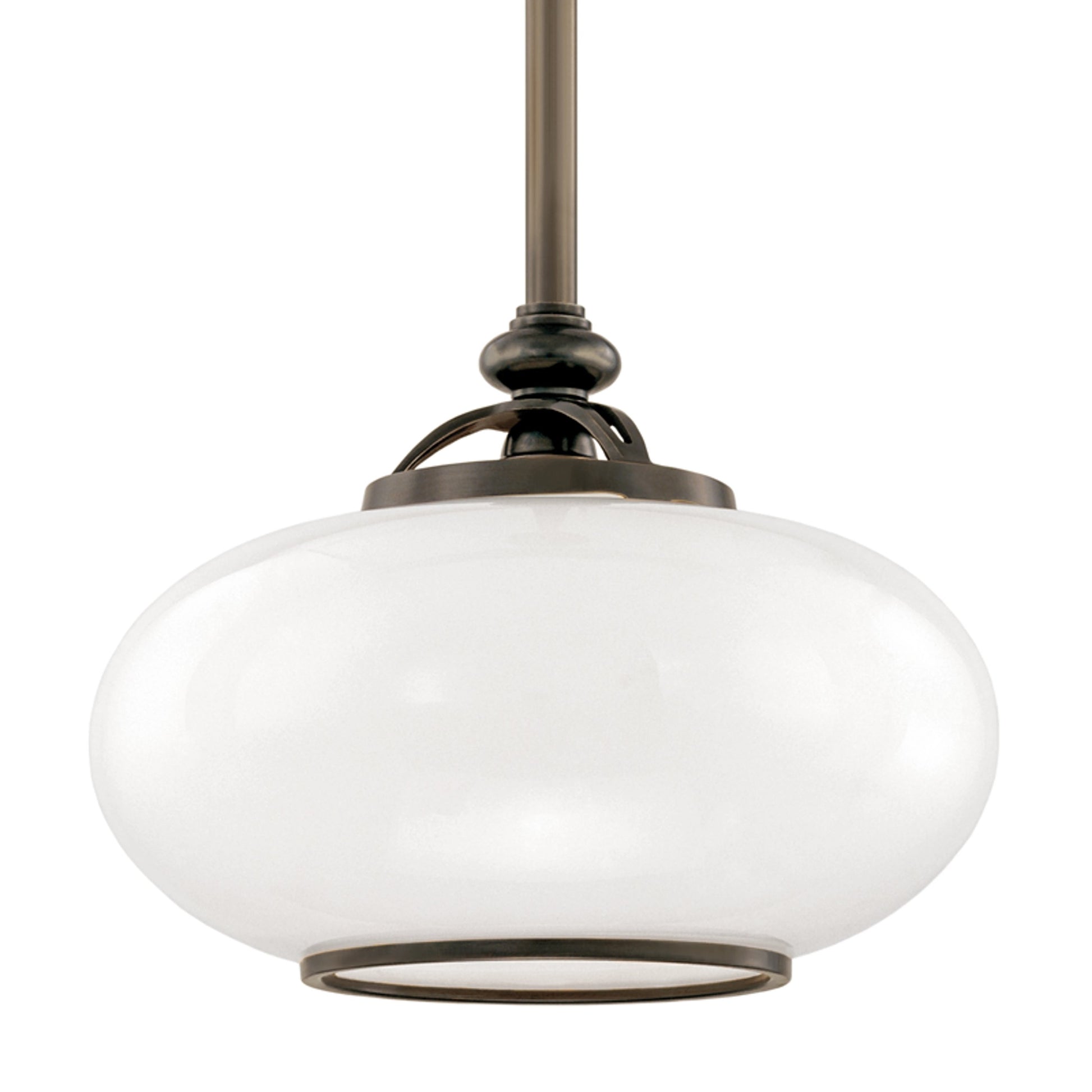 Canton Semi Flush by Hudson Valley in old bronze. Made from brass in a traditional style.